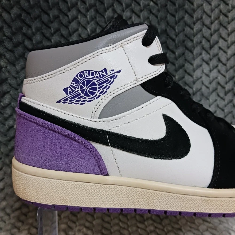 Air Jordan 1 Mid SE Varsity Purple Men's Sneakers Shoes Size 9